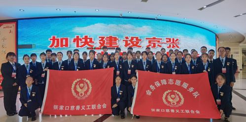 志愿藍映黨旗紅 張家口慈善義工聯為黨代會護航